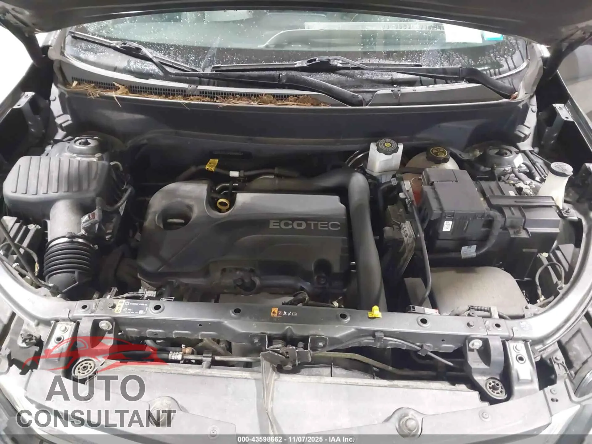 2019 CHEVROLET EQUINOX Damaged VIN 3GNAXXEV3KS660663 – odometer reading