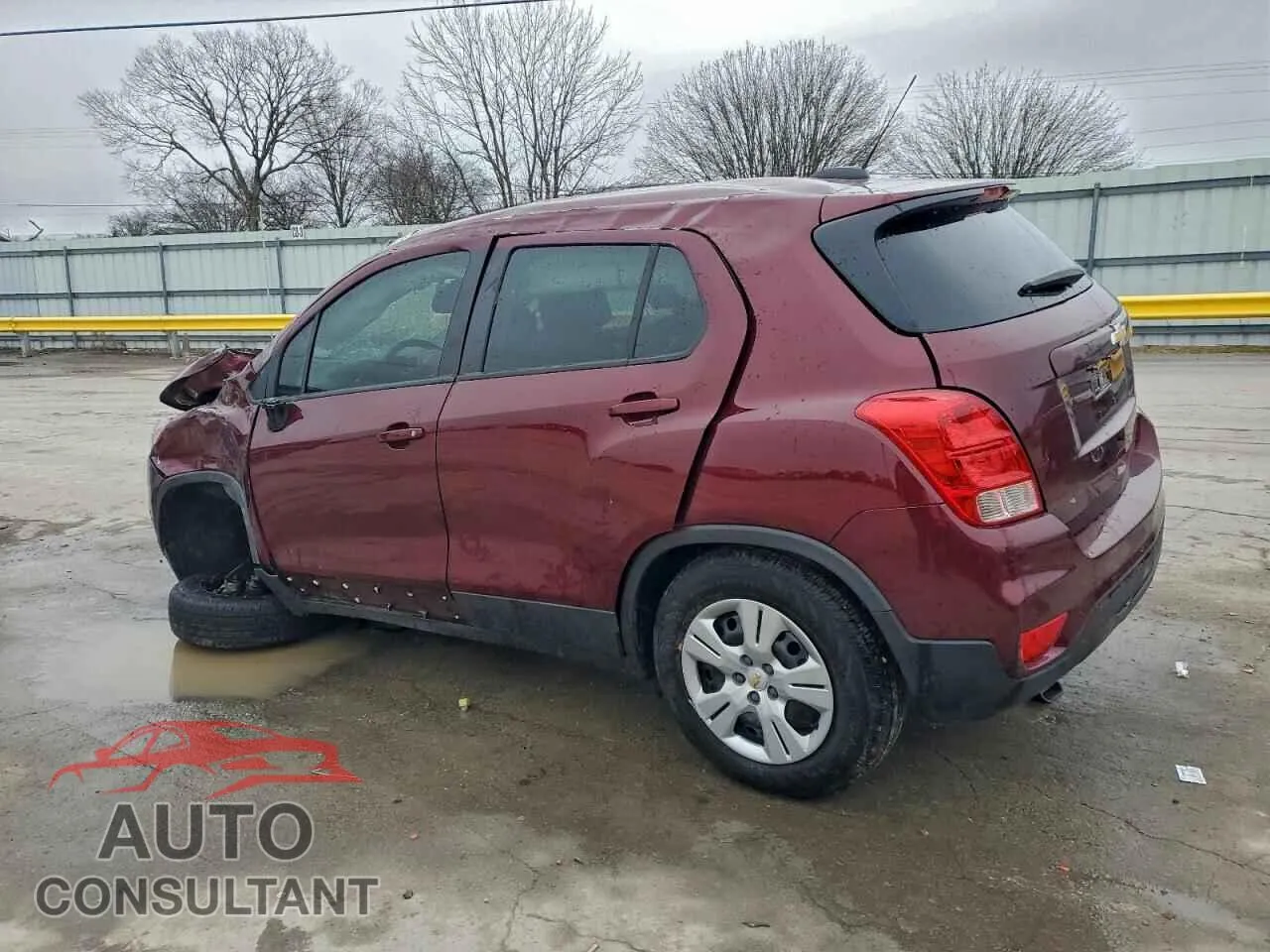 2017 CHEVROLET TRAX Damaged VIN 3GNCJKSB0HL176623 – rear exterior 2017 CHEVROLET TRAX Damaged VIN 3GNCJKSB0HL176623 – rear exterior