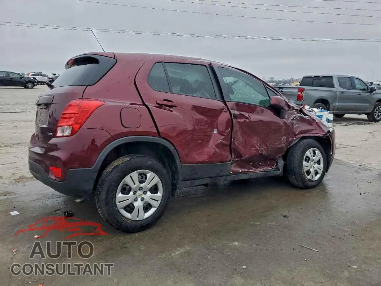 2017 CHEVROLET TRAX Damaged VIN 3GNCJKSB0HL176623 – side profile 2017 CHEVROLET TRAX Damaged VIN 3GNCJKSB0HL176623 – side profile