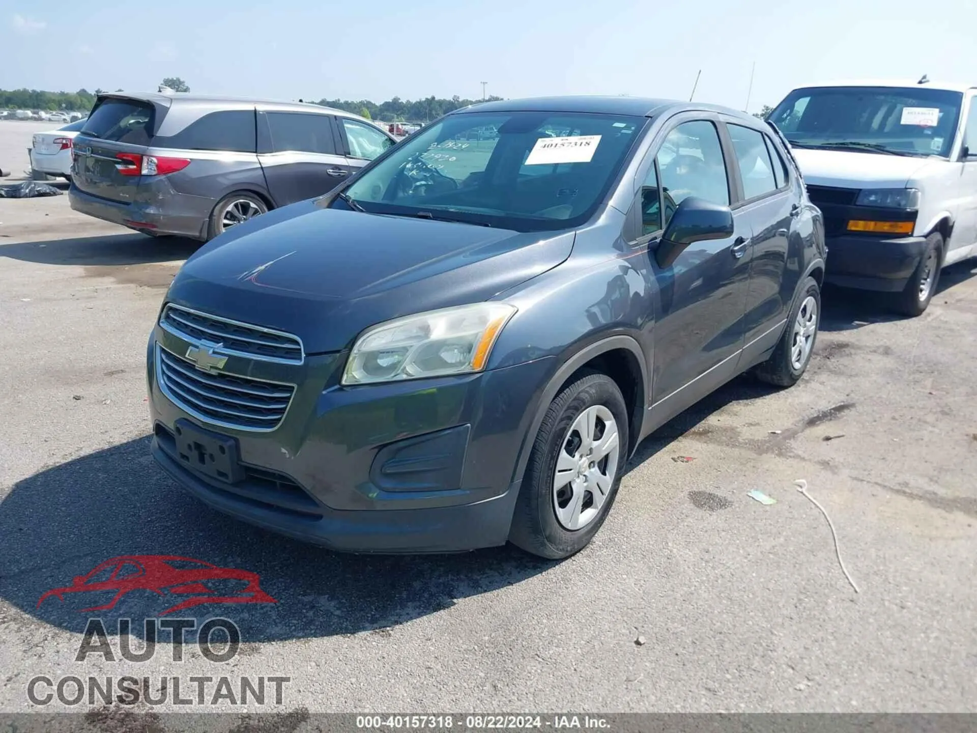 2016 CHEVROLET TRAX Damaged VIN 3GNCJKSB1GL277930 – rear exterior