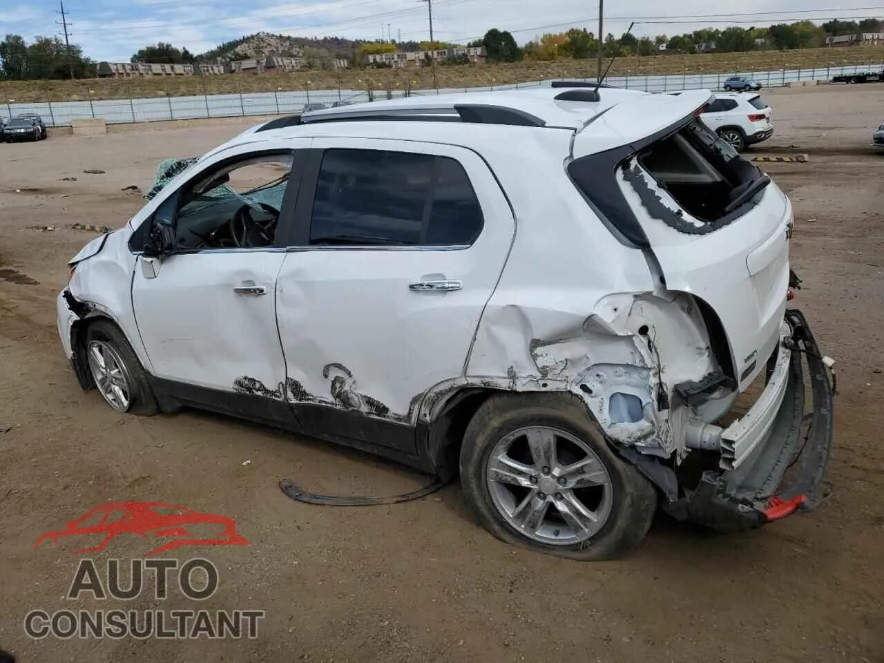 2017 CHEVROLET TRAX Damaged VIN 3GNCJLSB5HL257493 – rear exterior