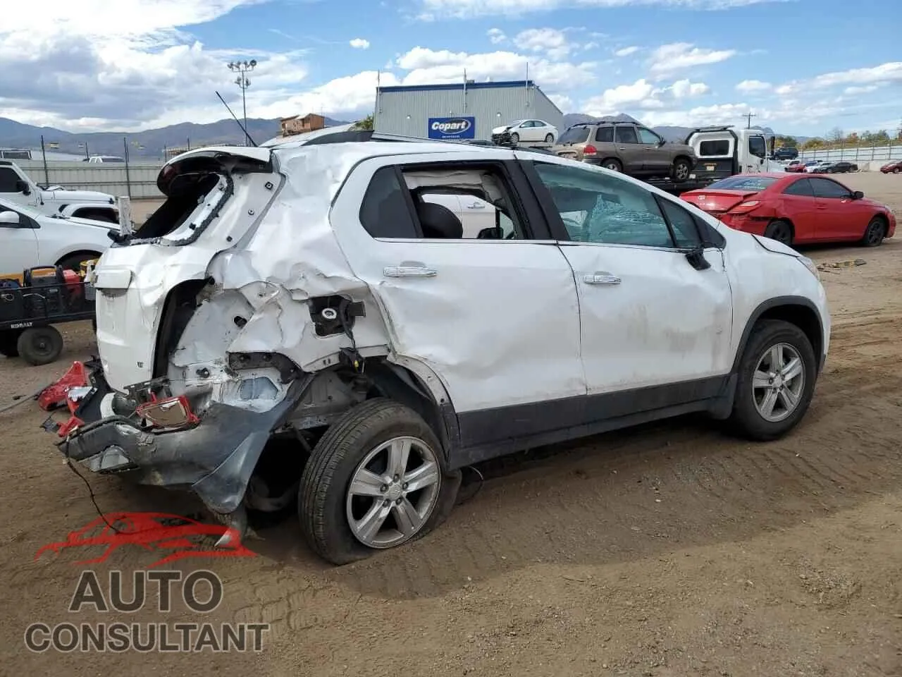 2017 CHEVROLET TRAX Damaged VIN 3GNCJLSB5HL257493 – side profile