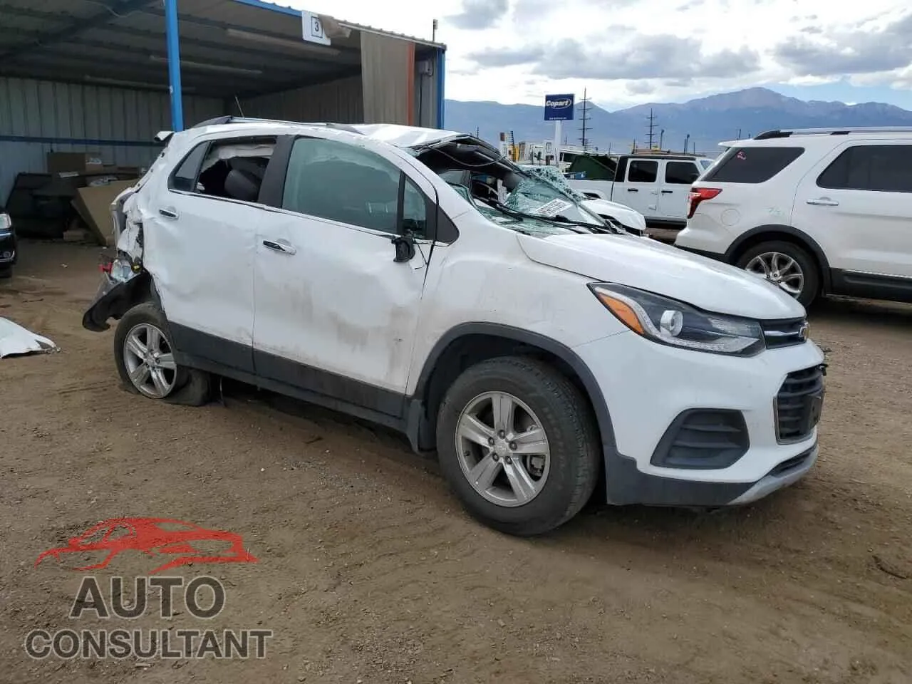 2017 CHEVROLET TRAX Damaged VIN 3GNCJLSB5HL257493 – dashboard