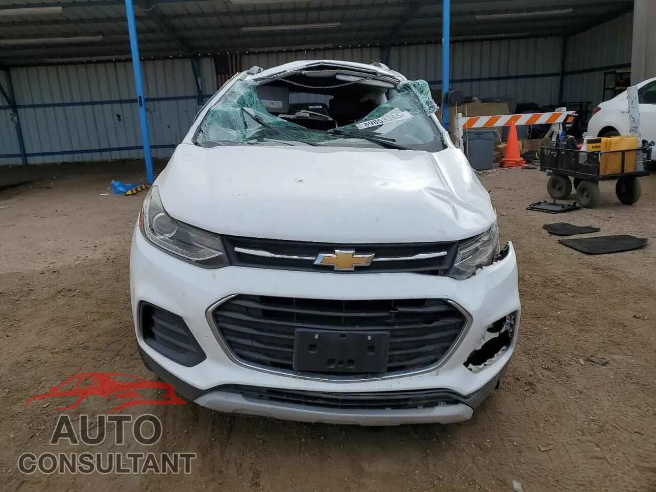 2017 CHEVROLET TRAX Damaged VIN 3GNCJLSB5HL257493 – interior seats