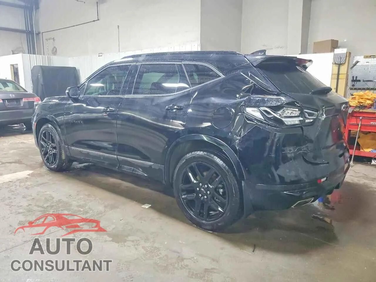 2023 CHEVROLET BLAZER Damaged VIN 3GNKBKRS6PS215878 – rear exterior 2023 CHEVROLET BLAZER Damaged VIN 3GNKBKRS6PS215878 – rear exterior