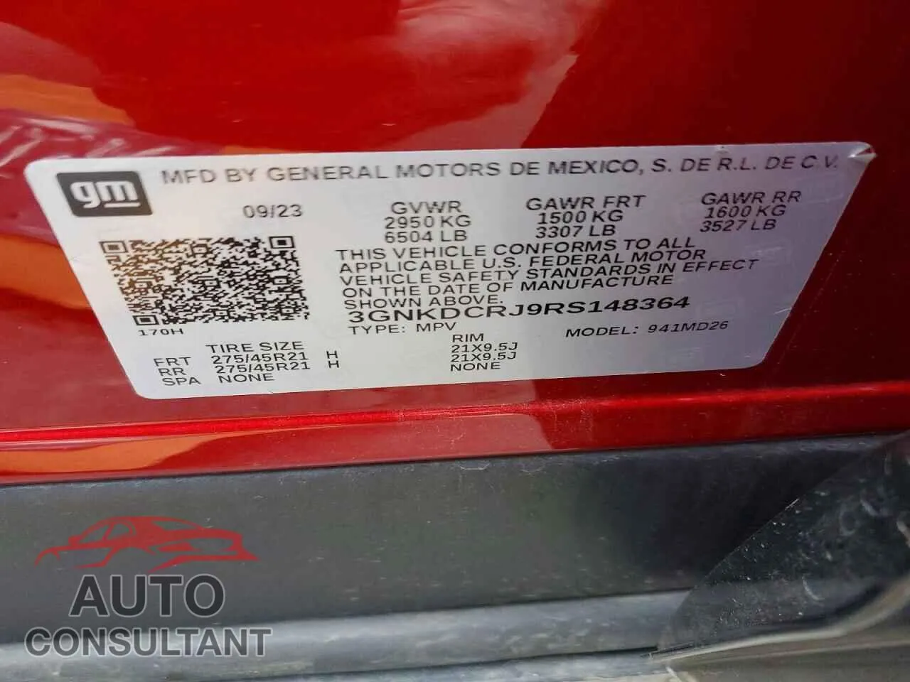 2024 CHEVROLET BLAZER Damaged VIN 3GNKDCRJ9RS148364 – photo 13