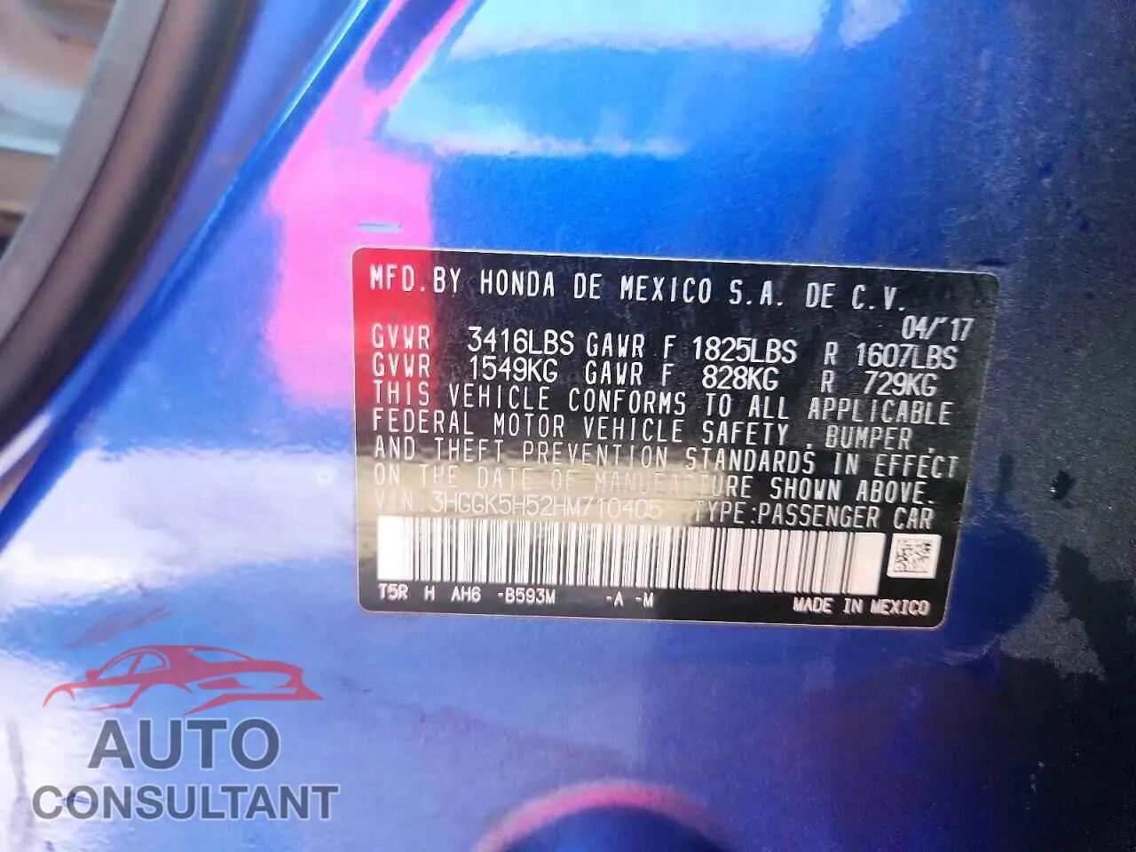 2017 HONDA FIT Damaged VIN 3HGGK5H52HM710405 – photo 12
