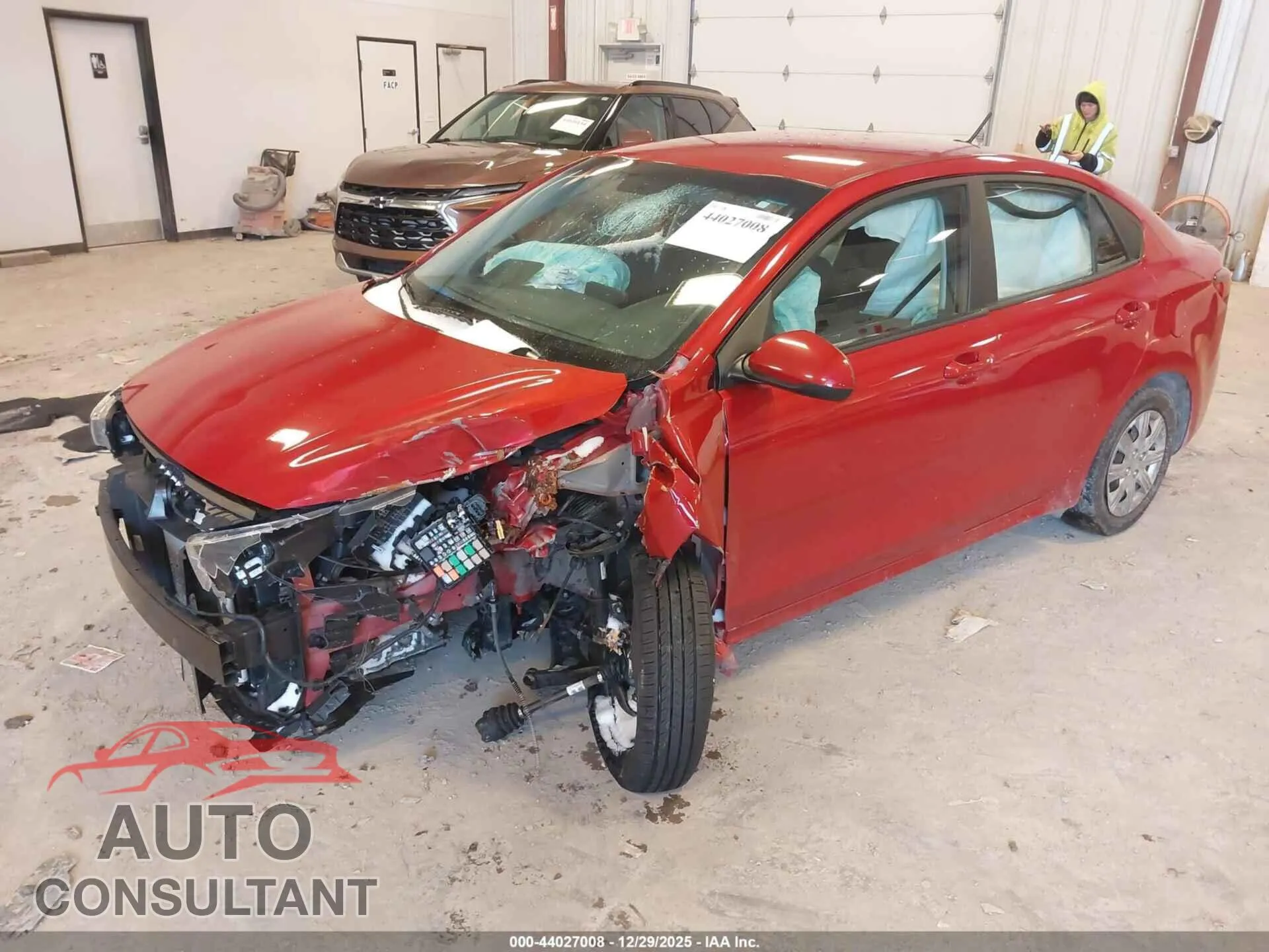 2022 KIA RIO Damaged VIN 3KPA24AD0NE505476 – rear exterior