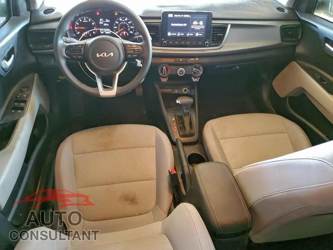 2022 KIA RIO Damaged VIN 3KPA24AD9NE431118 – undercarriage
