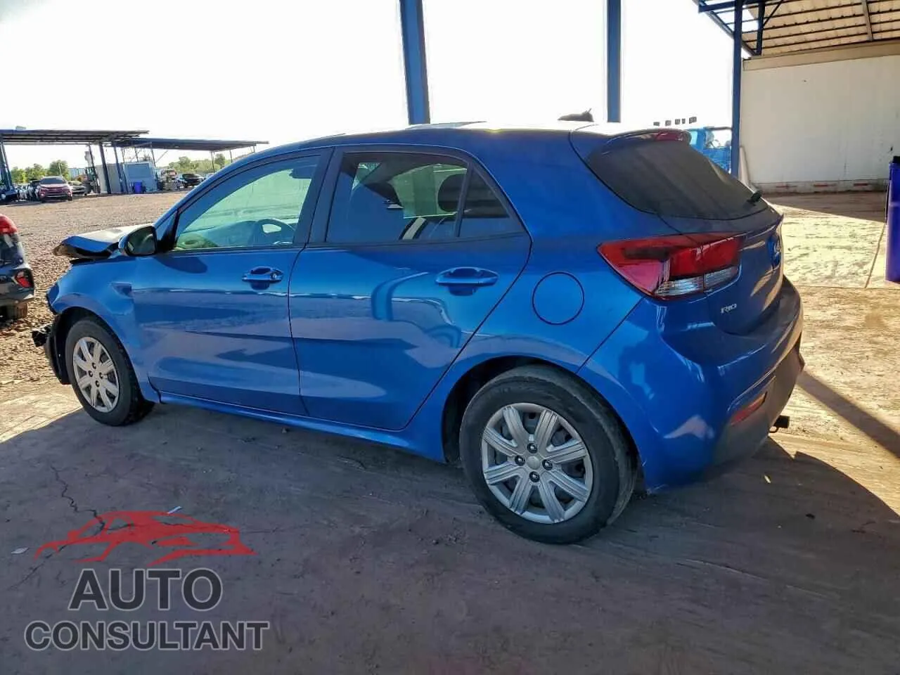 2022 KIA RIO Damaged VIN 3KPA25AD2NE436716 – rear exterior