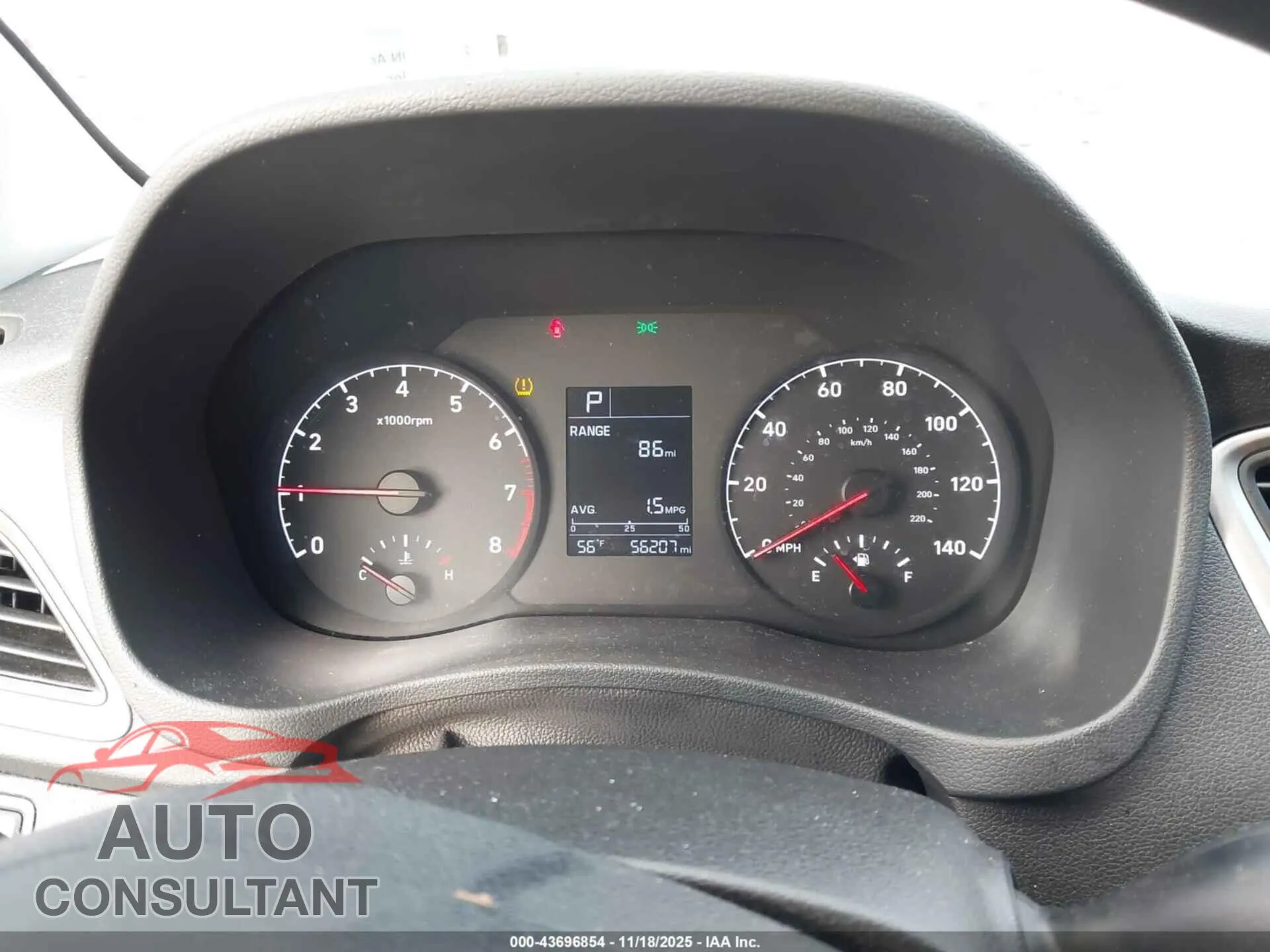 2020 HYUNDAI ACCENT Damaged VIN 3KPC24A61LE121438 – exterior detail
