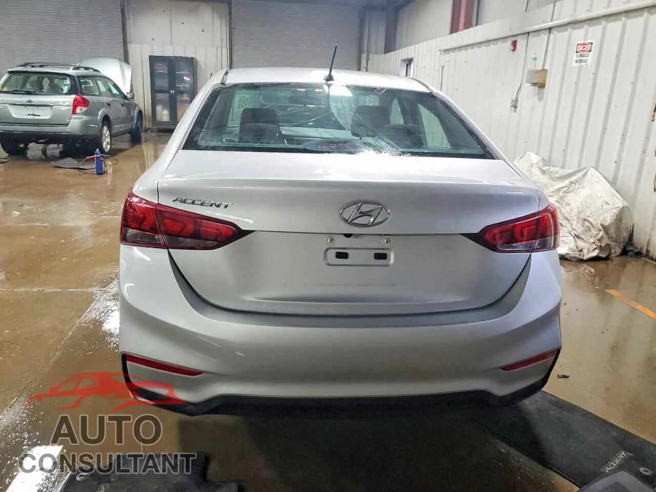 2022 HYUNDAI ACCENT Damaged VIN 3KPC24A64NE179580 – engine bay