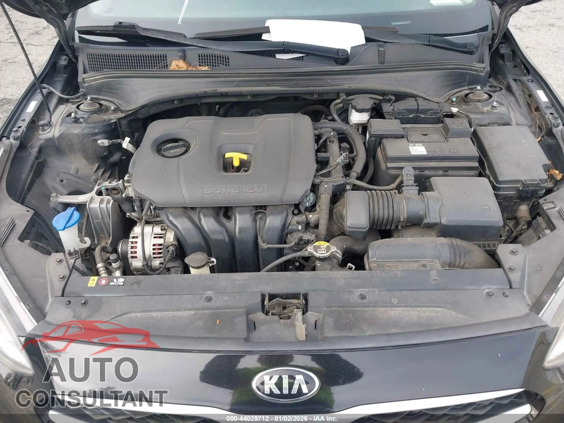 2019 KIA FORTE Damaged VIN 3KPF24AD5KE092746 – odometer reading
