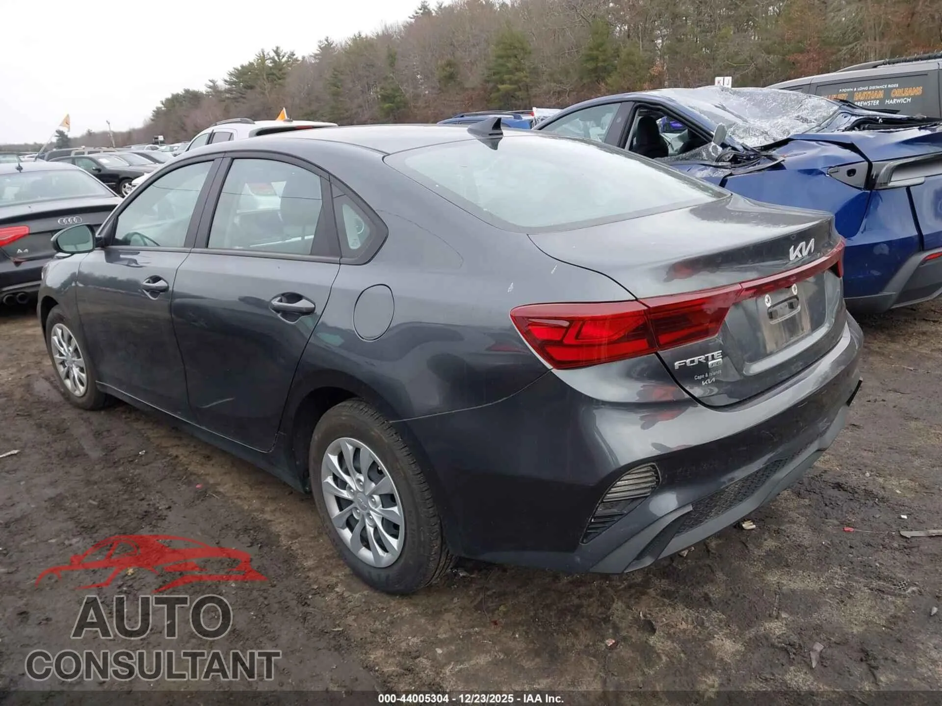 2022 KIA FORTE Damaged VIN 3KPF24ADXNE451593 – side profile