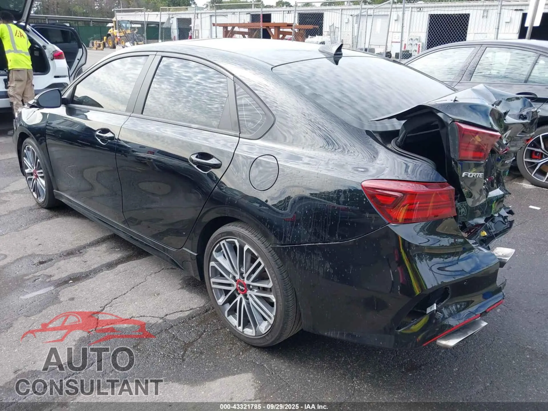 2023 KIA FORTE Damaged VIN 3KPF44AC3PE550003 – side profile 2023 KIA FORTE Damaged VIN 3KPF44AC3PE550003 – side profile