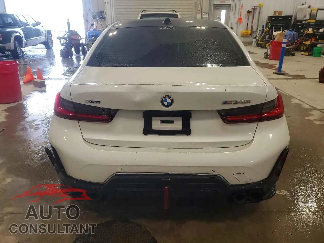 2024 BMW M3 Used VIN 3MW49FF09R8E04688 – engine bay