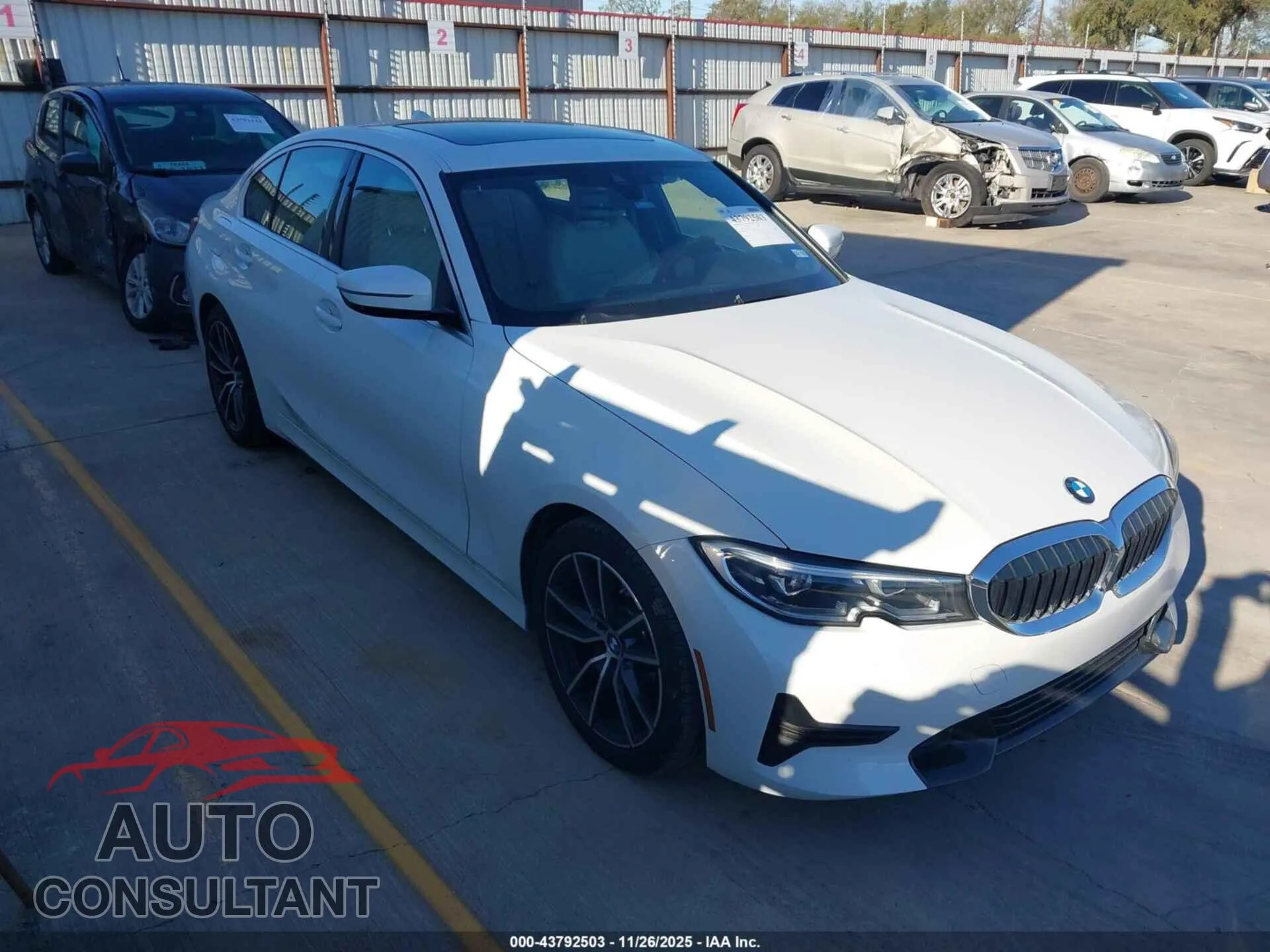 2021 BMW 330I VIN 3MW5R1J07M8B91098