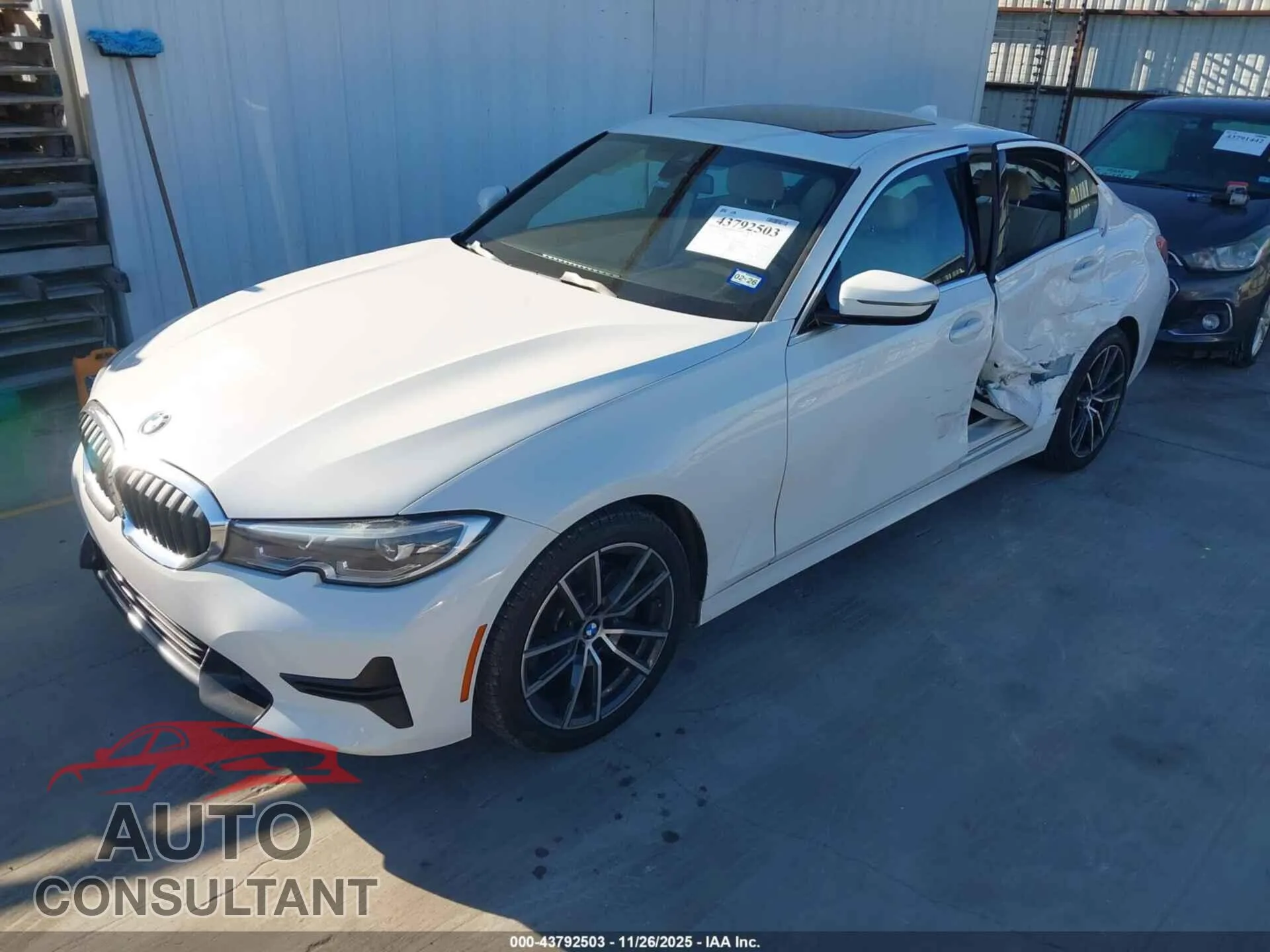 2021 BMW 330I Damaged VIN 3MW5R1J07M8B91098 – rear exterior