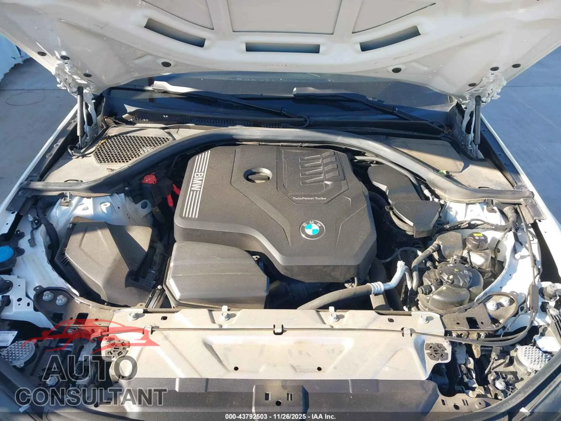 2021 BMW 330I Damaged VIN 3MW5R1J07M8B91098 – odometer reading