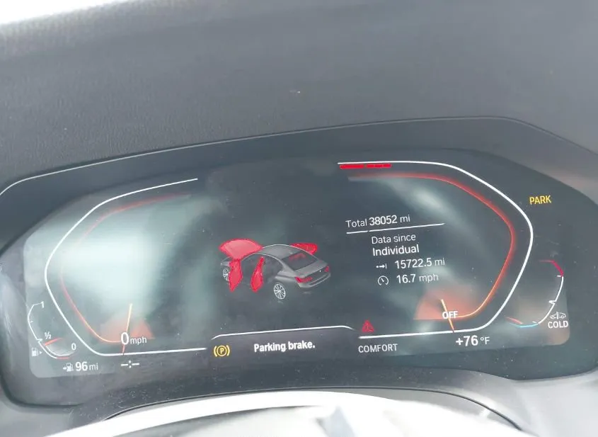 2022 BMW 330i Used VIN 3MW5R7J00N8C44986 – trunk area
