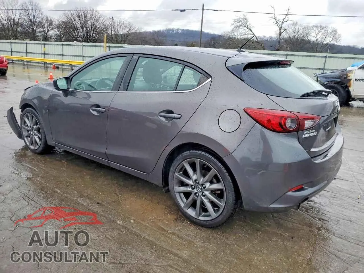 2018 MAZDA 3 Damaged VIN 3MZBN1L33JM265965 – rear exterior
