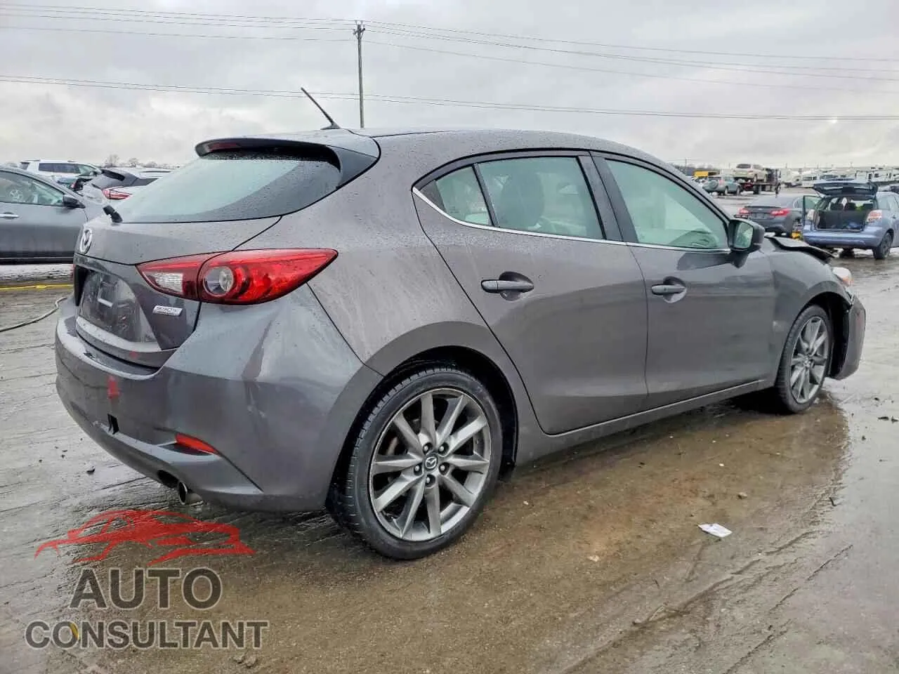 2018 MAZDA 3 Damaged VIN 3MZBN1L33JM265965 – side profile