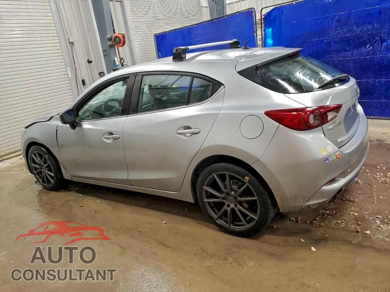 2018 MAZDA 3 Damaged VIN 3MZBN1L34JM267787 – rear exterior