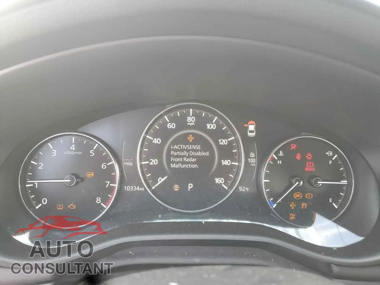 2024 MAZDA 3 Damaged VIN 3MZBPBCMXRM421908 – trunk area