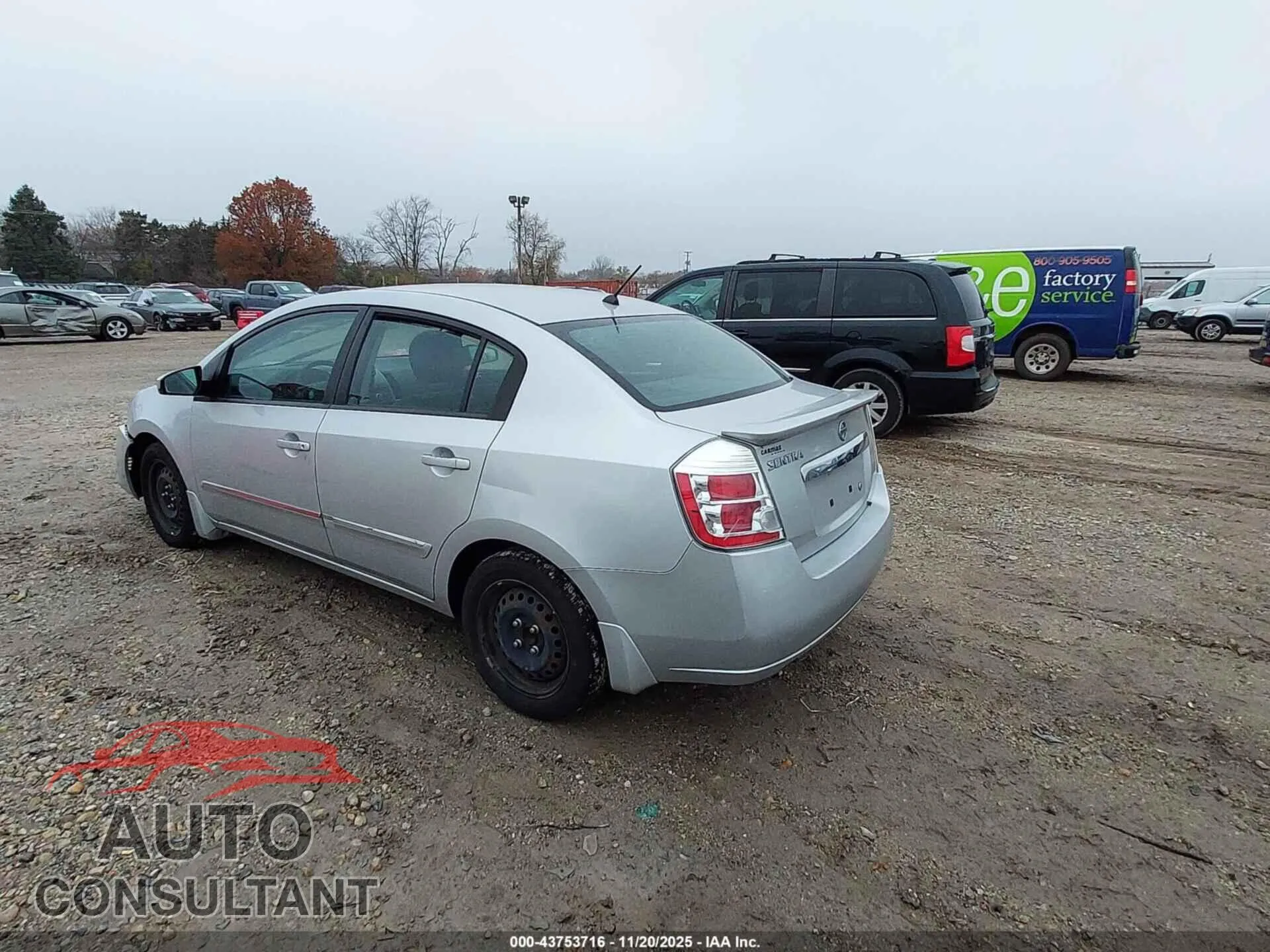 2012 NISSAN SENTRA Damaged VIN 3N1AB6AP5CL650398 – side profile