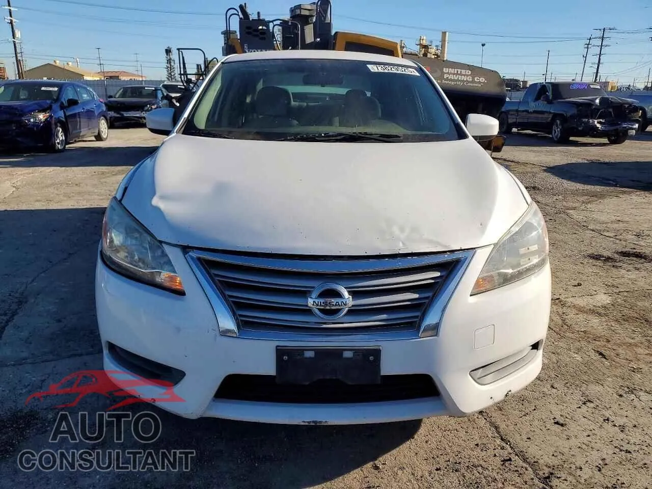 2015 NISSAN SENTRA Damaged VIN 3N1AB7AP3FY307750 – interior seats