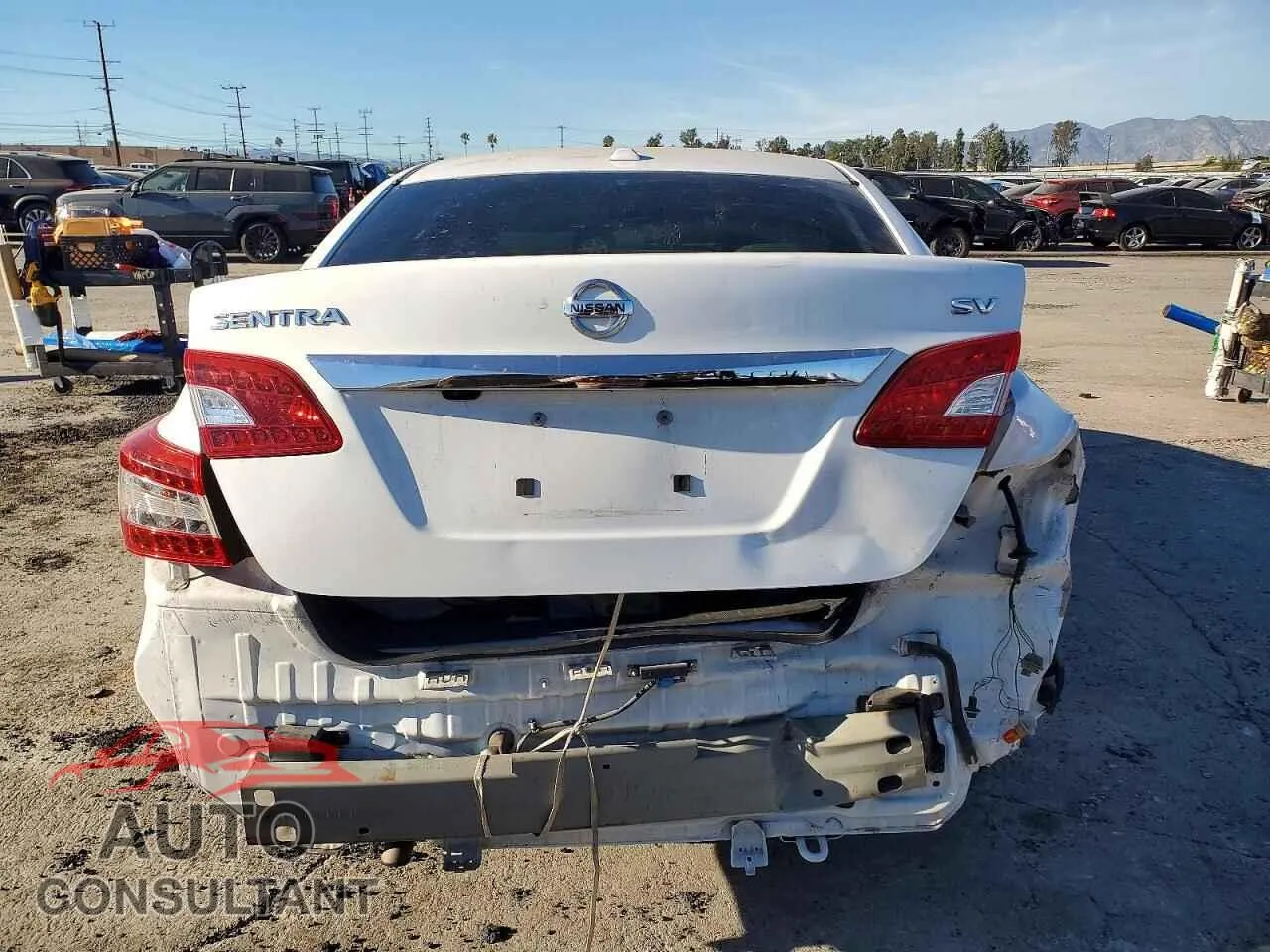 2015 NISSAN SENTRA Damaged VIN 3N1AB7AP3FY307750 – engine bay