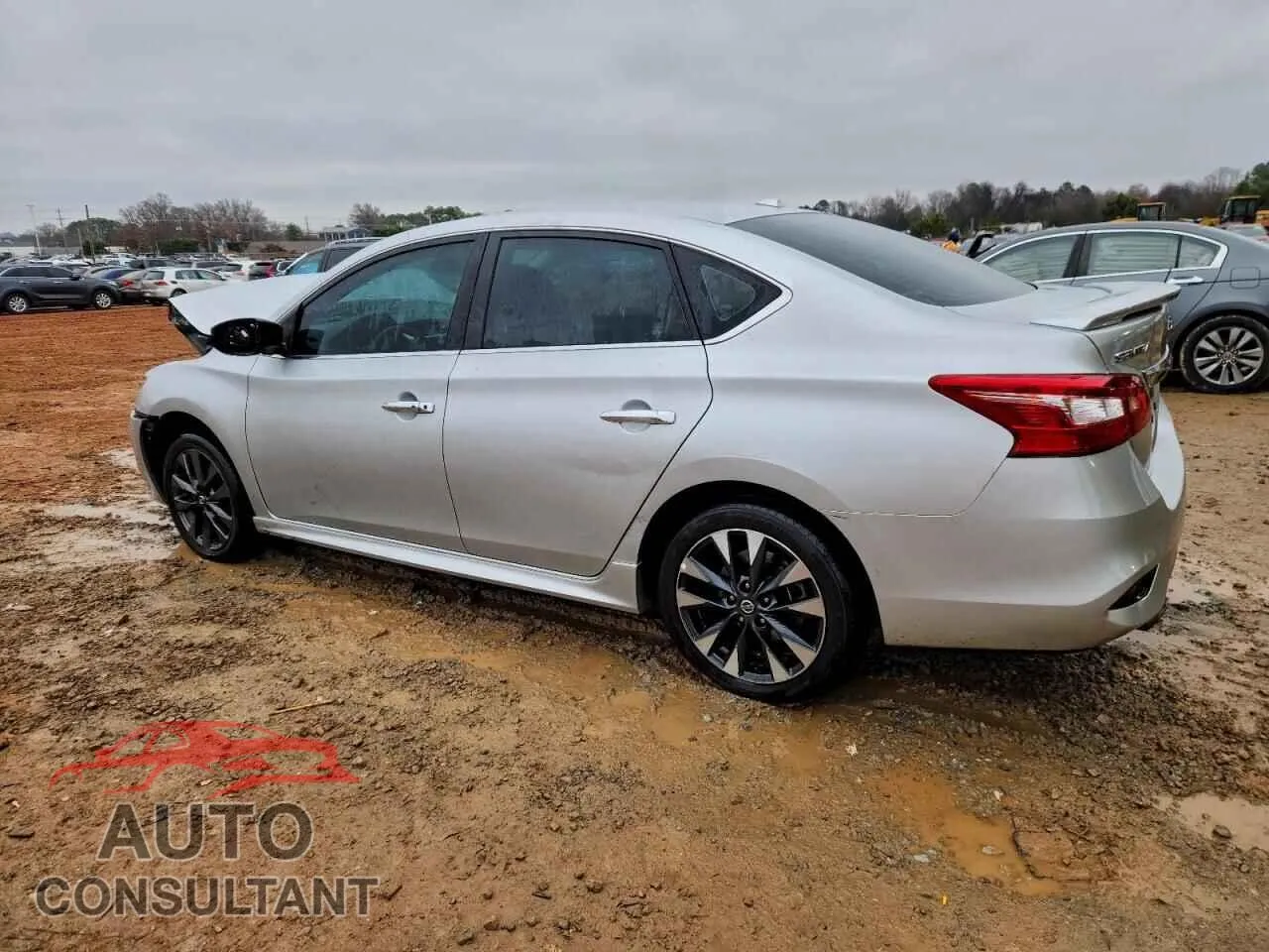 2017 NISSAN SENTRA Damaged VIN 3N1AB7AP3HY236620 – rear exterior