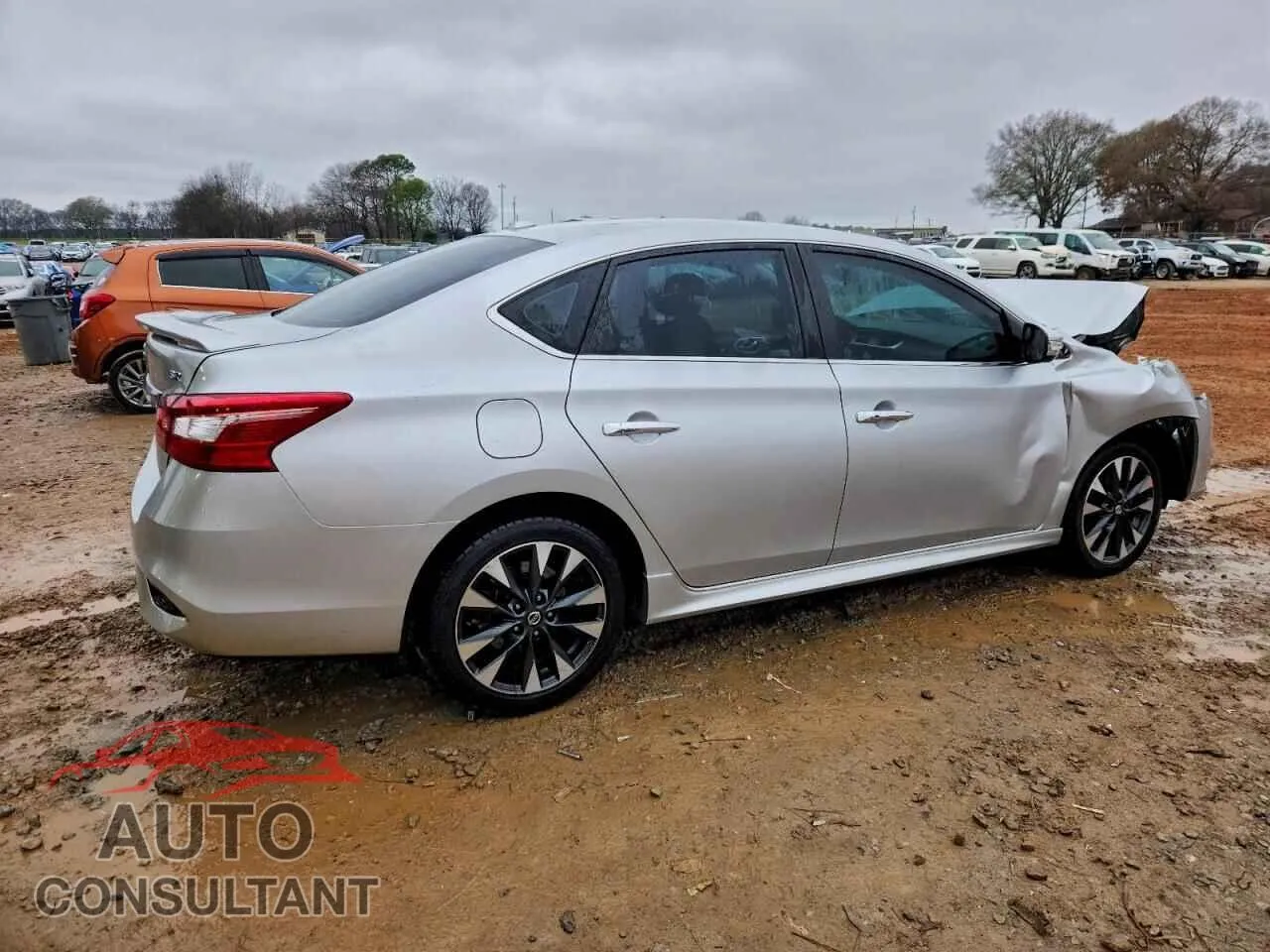 2017 NISSAN SENTRA Damaged VIN 3N1AB7AP3HY236620 – side profile