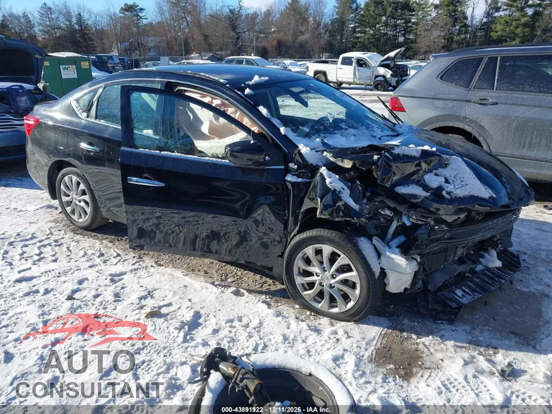 2018 NISSAN SENTRA VIN 3N1AB7AP3JY229477