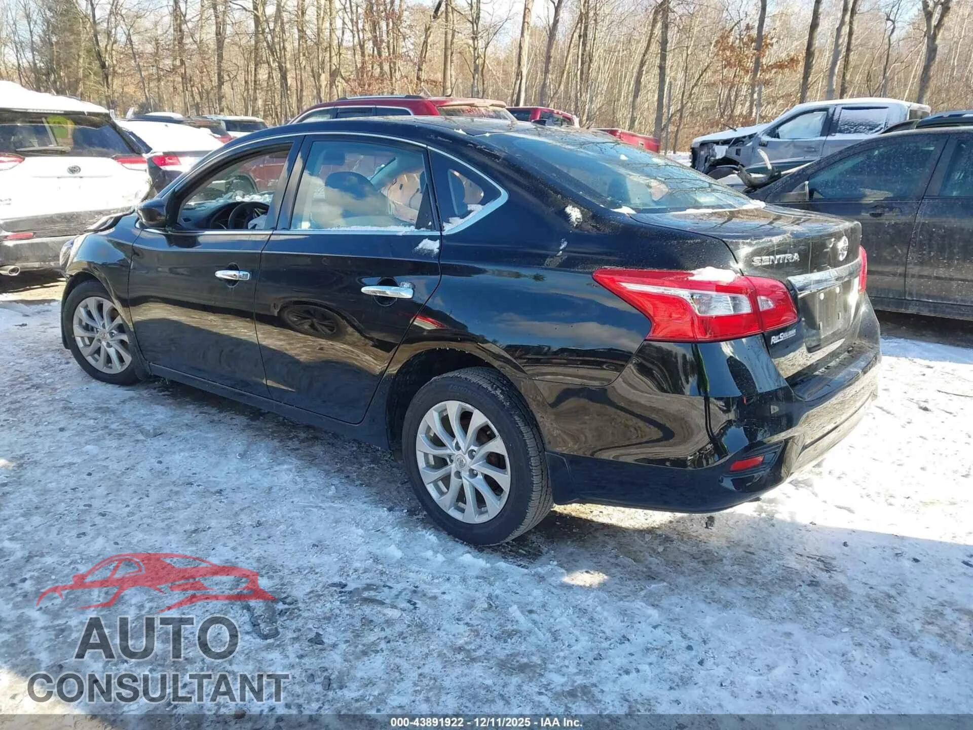 2018 NISSAN SENTRA Damaged VIN 3N1AB7AP3JY229477 – side profile