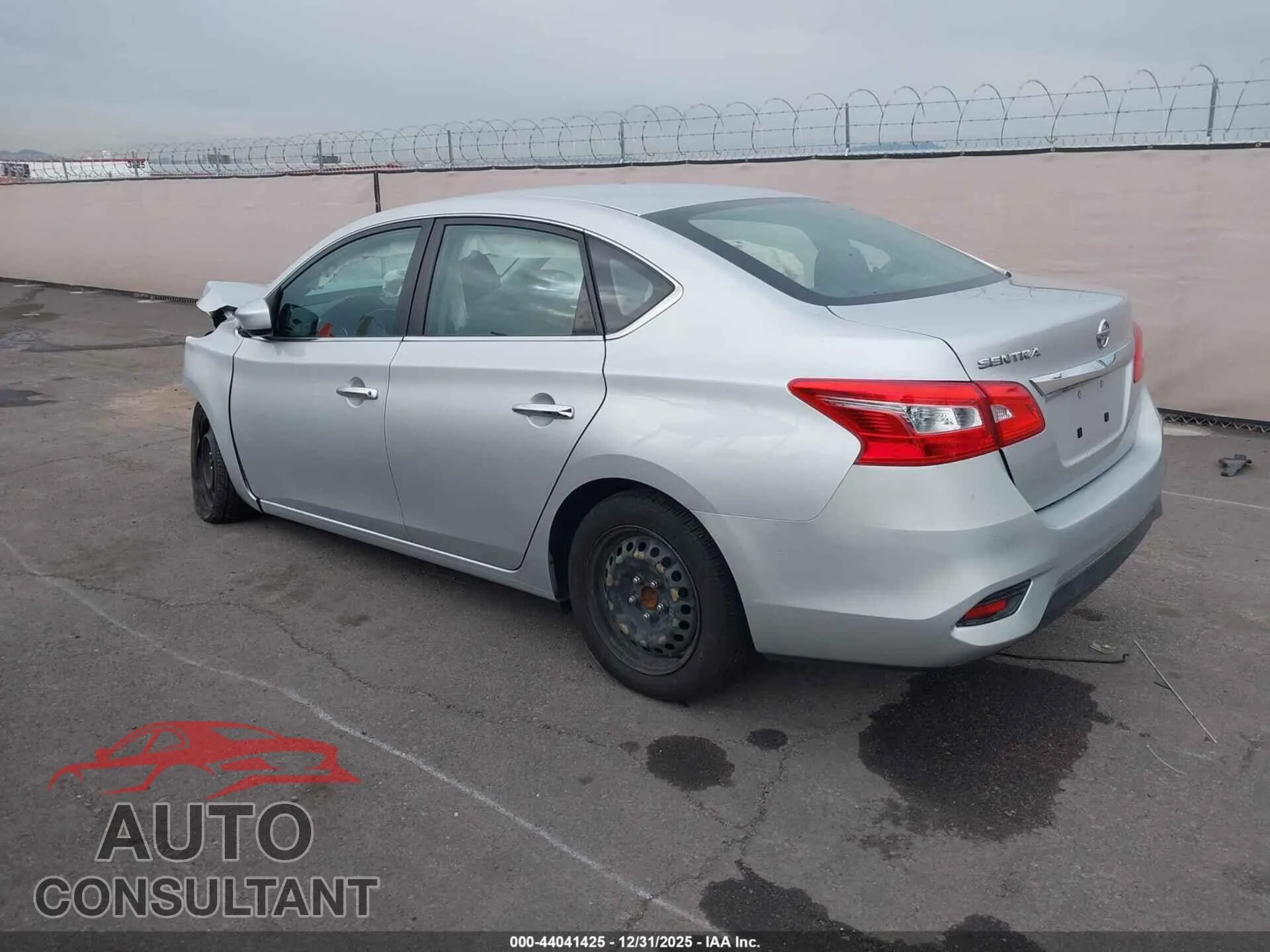 2019 NISSAN SENTRA Damaged VIN 3N1AB7AP3KY375816 – side profile