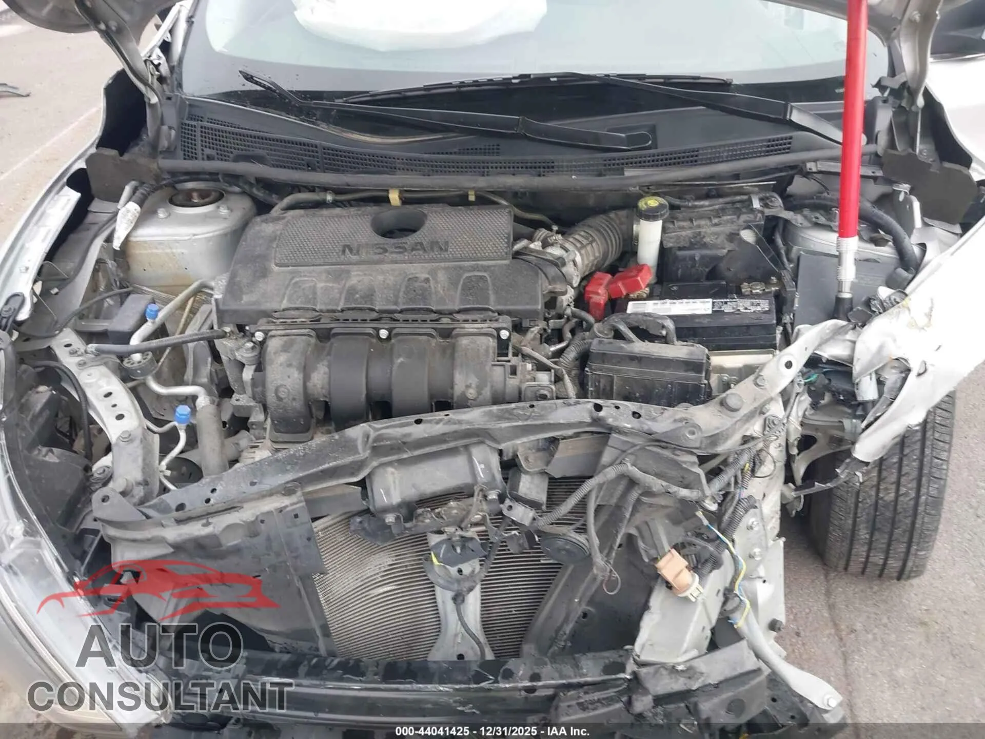 2019 NISSAN SENTRA Damaged VIN 3N1AB7AP3KY375816 – odometer reading
