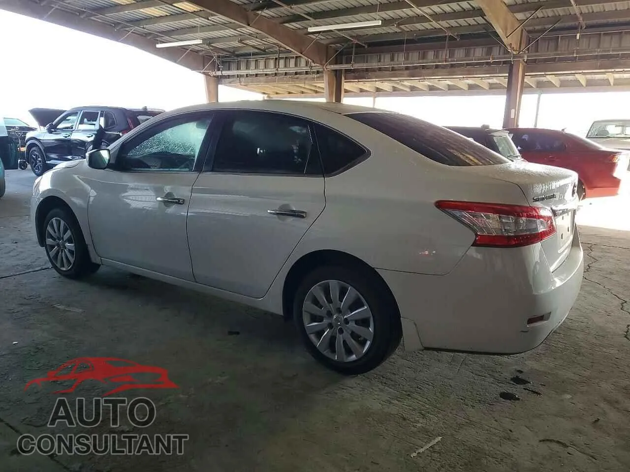 2015 NISSAN SENTRA Damaged VIN 3N1AB7AP4FY268022 – rear exterior