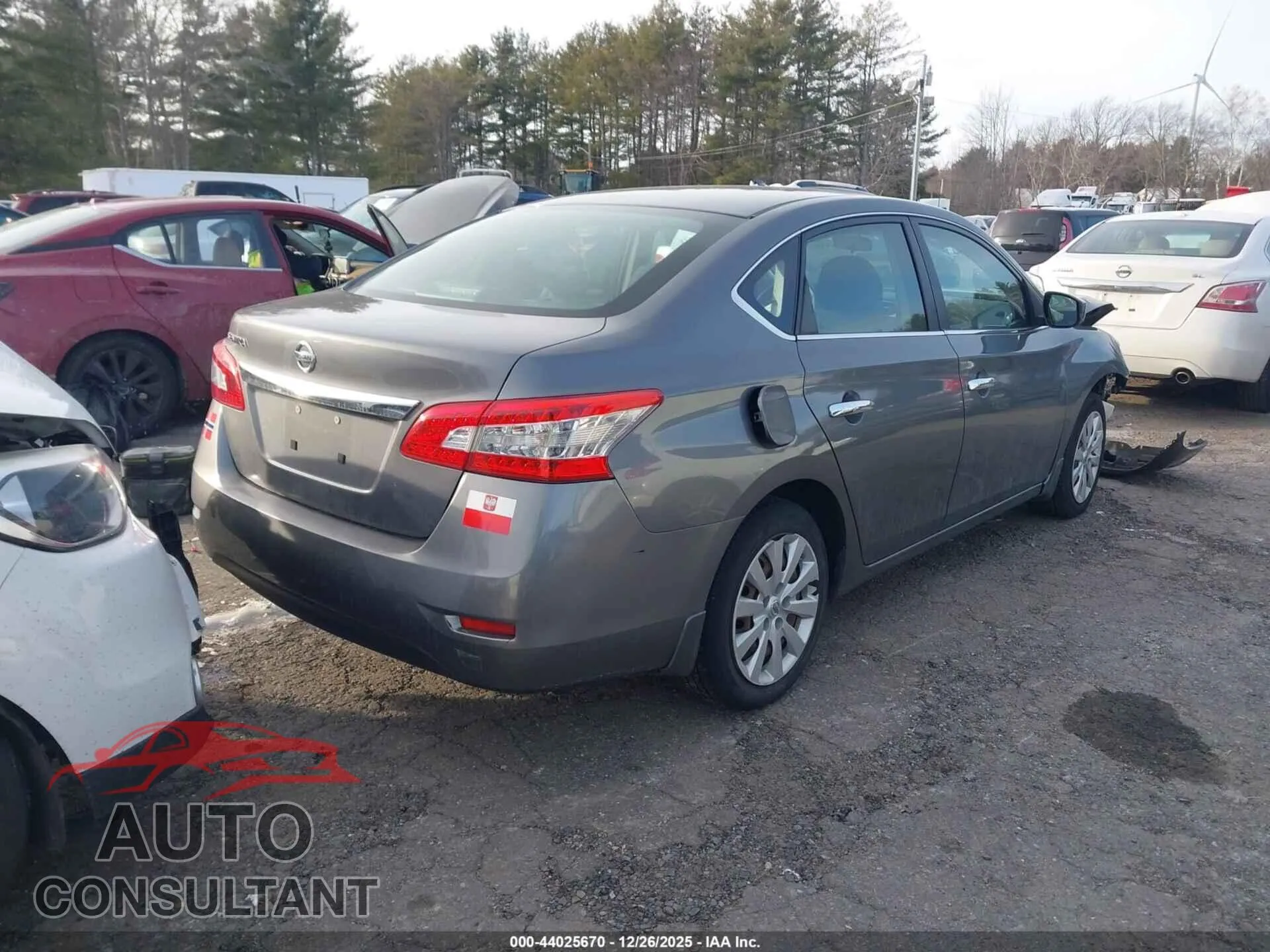 2015 NISSAN SENTRA Damaged VIN 3N1AB7AP4FY348730 – dashboard