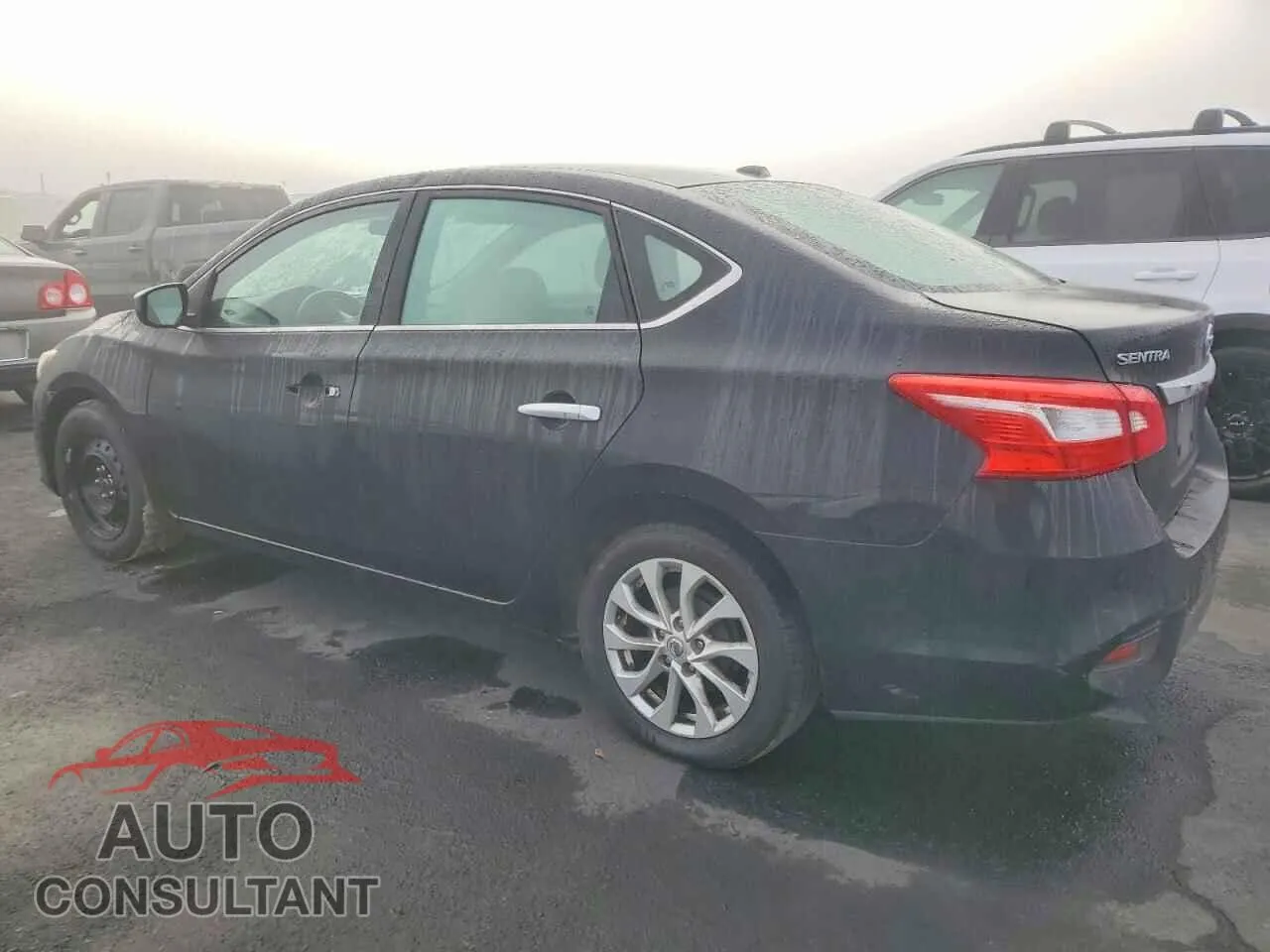 2018 NISSAN SENTRA Damaged VIN 3N1AB7AP5JL657516 – rear exterior