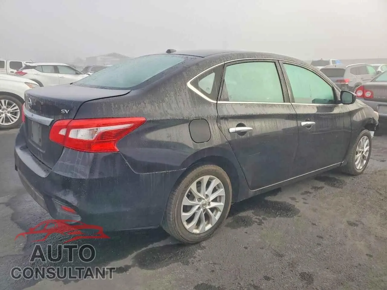 2018 NISSAN SENTRA Damaged VIN 3N1AB7AP5JL657516 – side profile