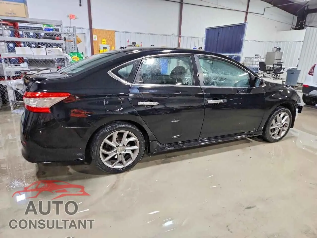 2013 NISSAN SENTRA Damaged VIN 3N1AB7AP7DL695981 – side profile
