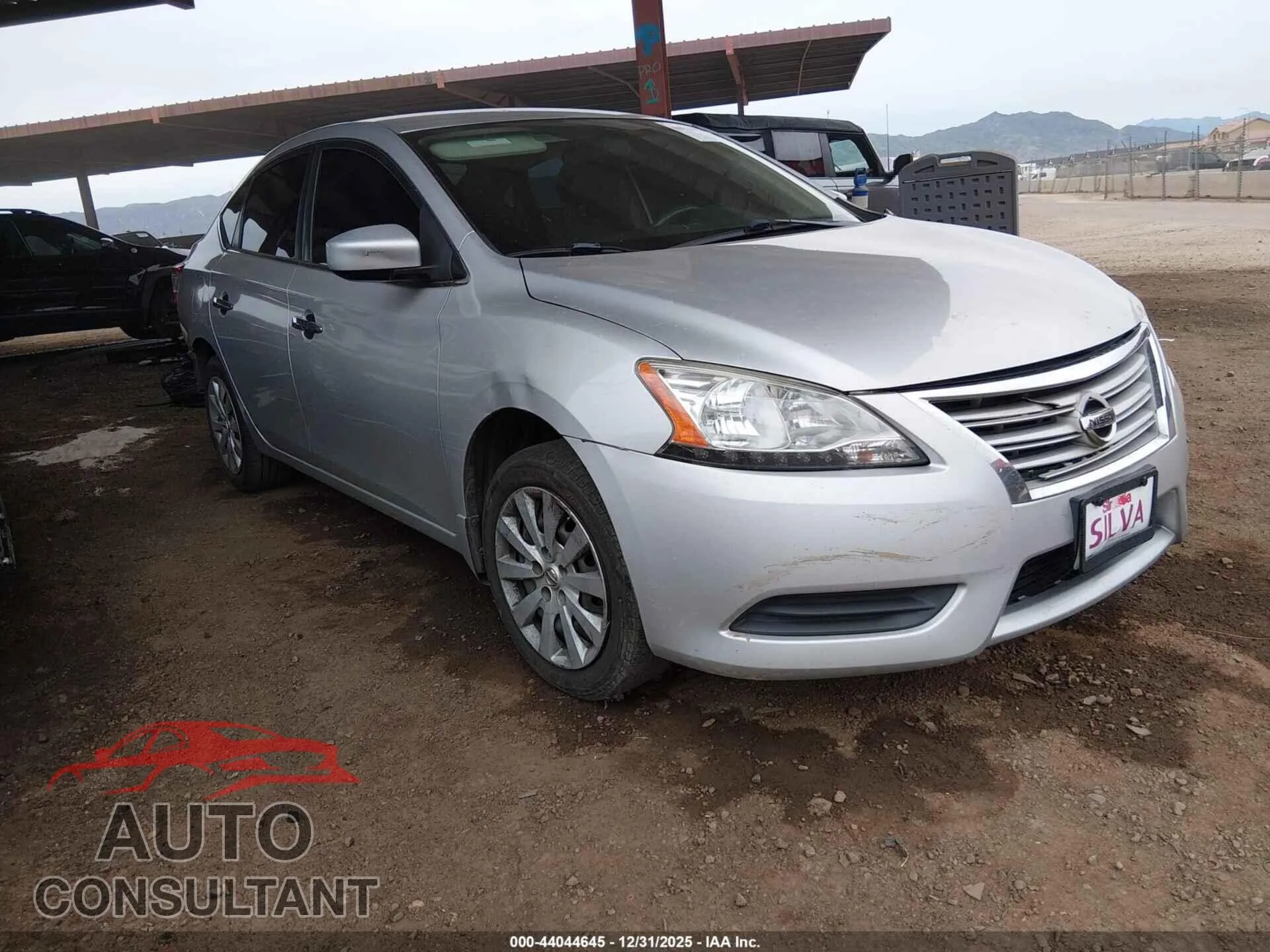 2014 NISSAN SENTRA VIN 3N1AB7AP8EL686398