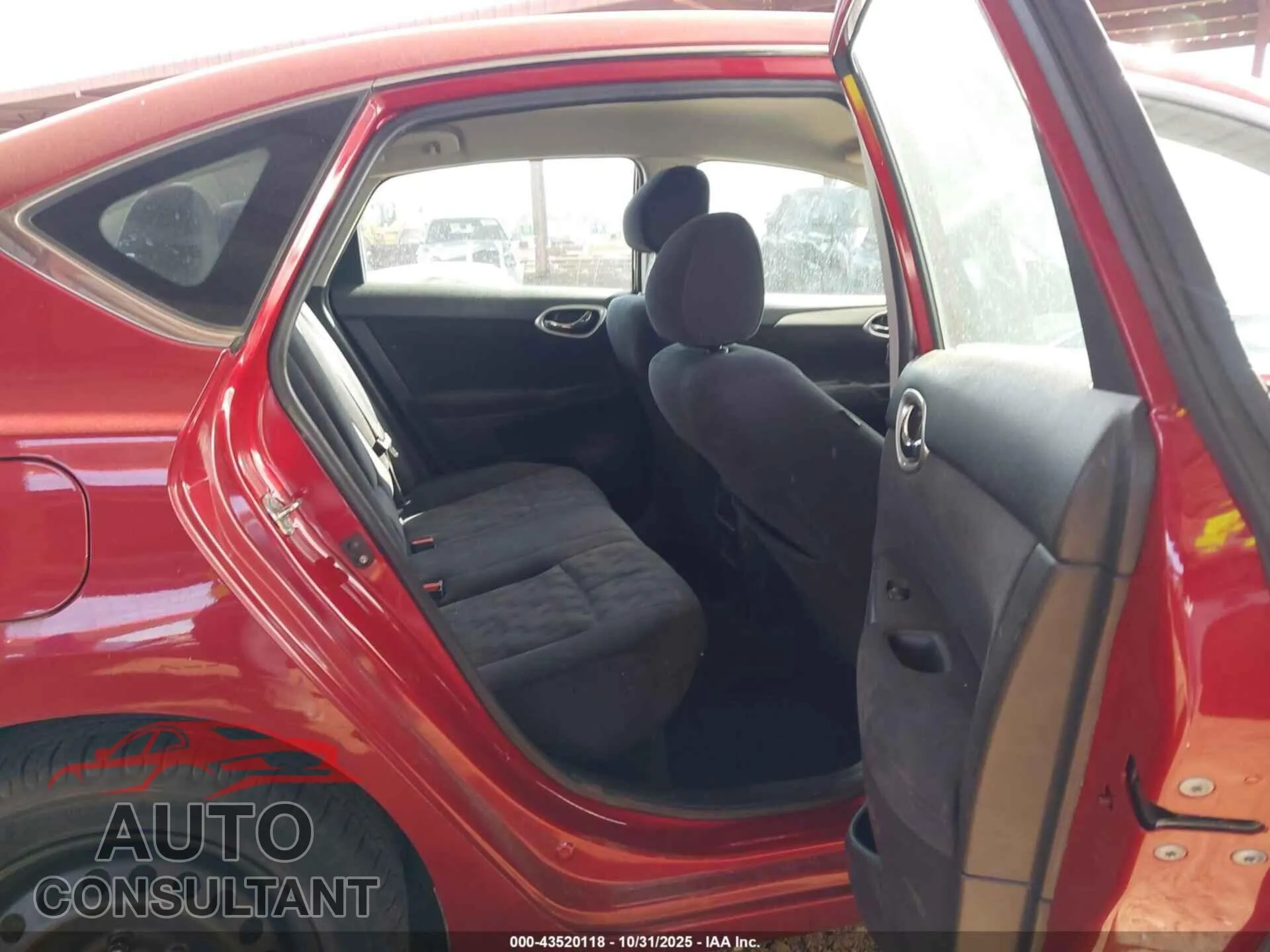 2013 NISSAN SENTRA Damaged VIN 3N1AB7AP9DL781227 – undercarriage
