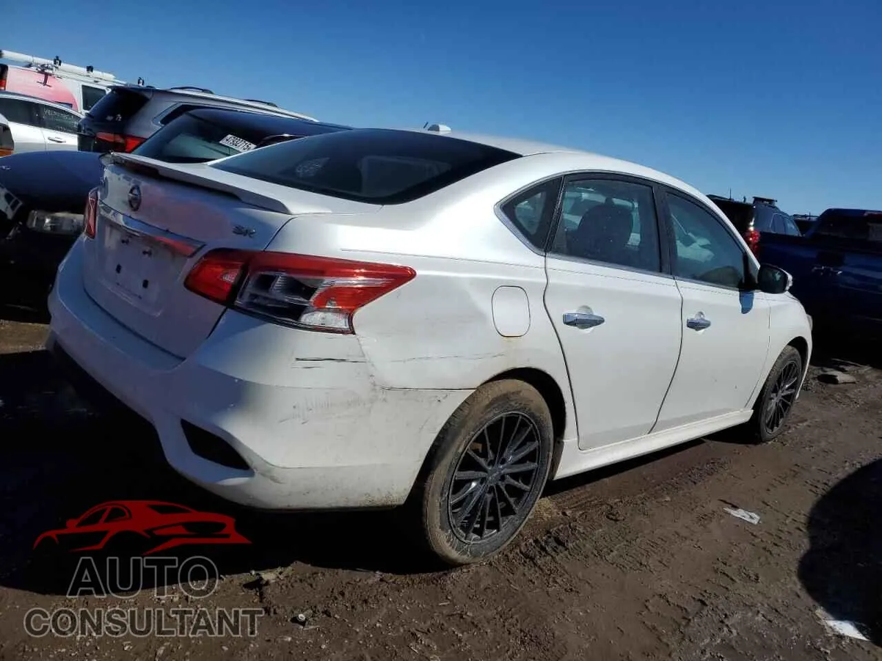 2017 NISSAN SENTRA Damaged VIN 3N1AB7AP9HY252806 – side profile