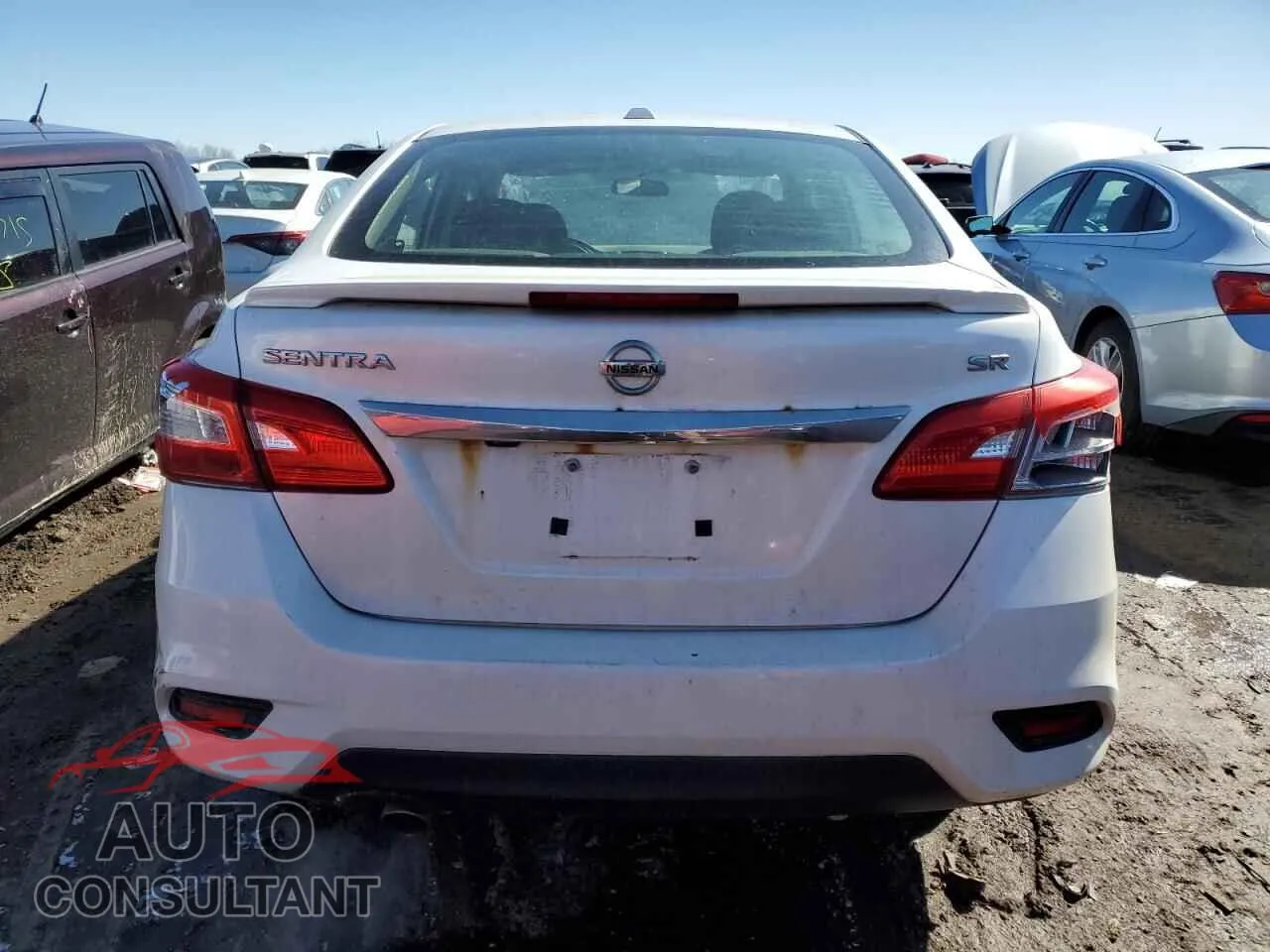 2017 NISSAN SENTRA Damaged VIN 3N1AB7AP9HY252806 – engine bay