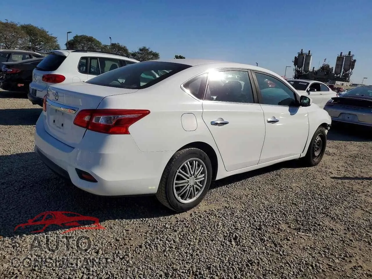 2016 NISSAN SENTRA Damaged VIN 3N1AB7APXGY296862 – side profile