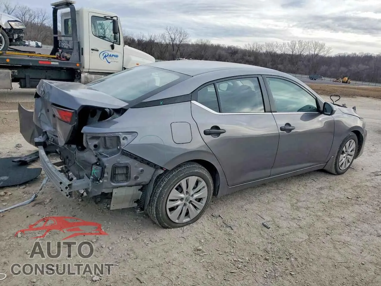 2024 NISSAN SENTRA Damaged VIN 3N1AB8BV6RY204622 – side profile