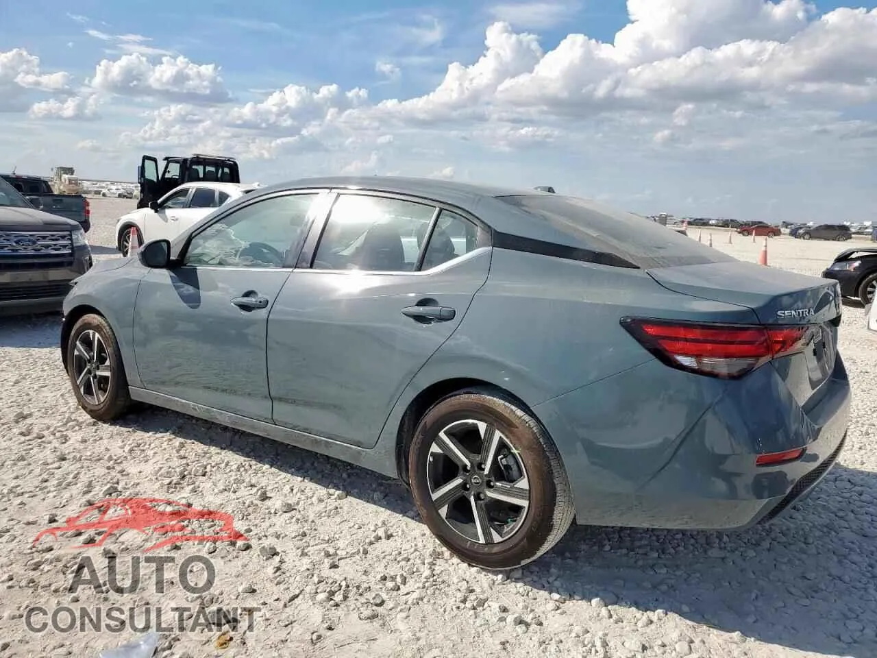 2025 NISSAN SENTRA Damaged VIN 3N1AB8CV5SY291207 – rear exterior