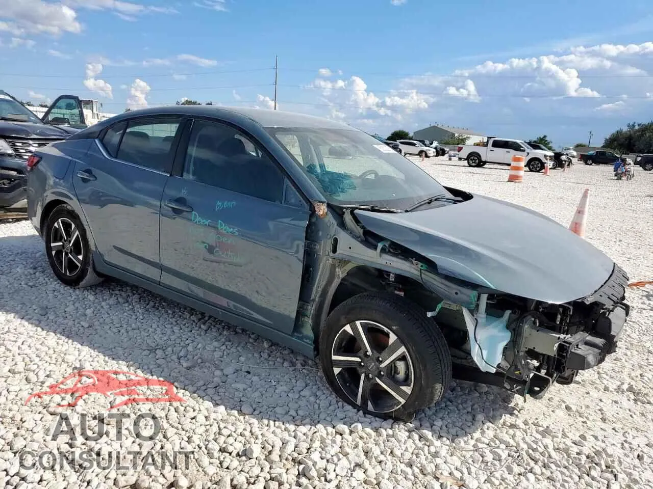 2025 NISSAN SENTRA Damaged VIN 3N1AB8CV5SY291207 – dashboard